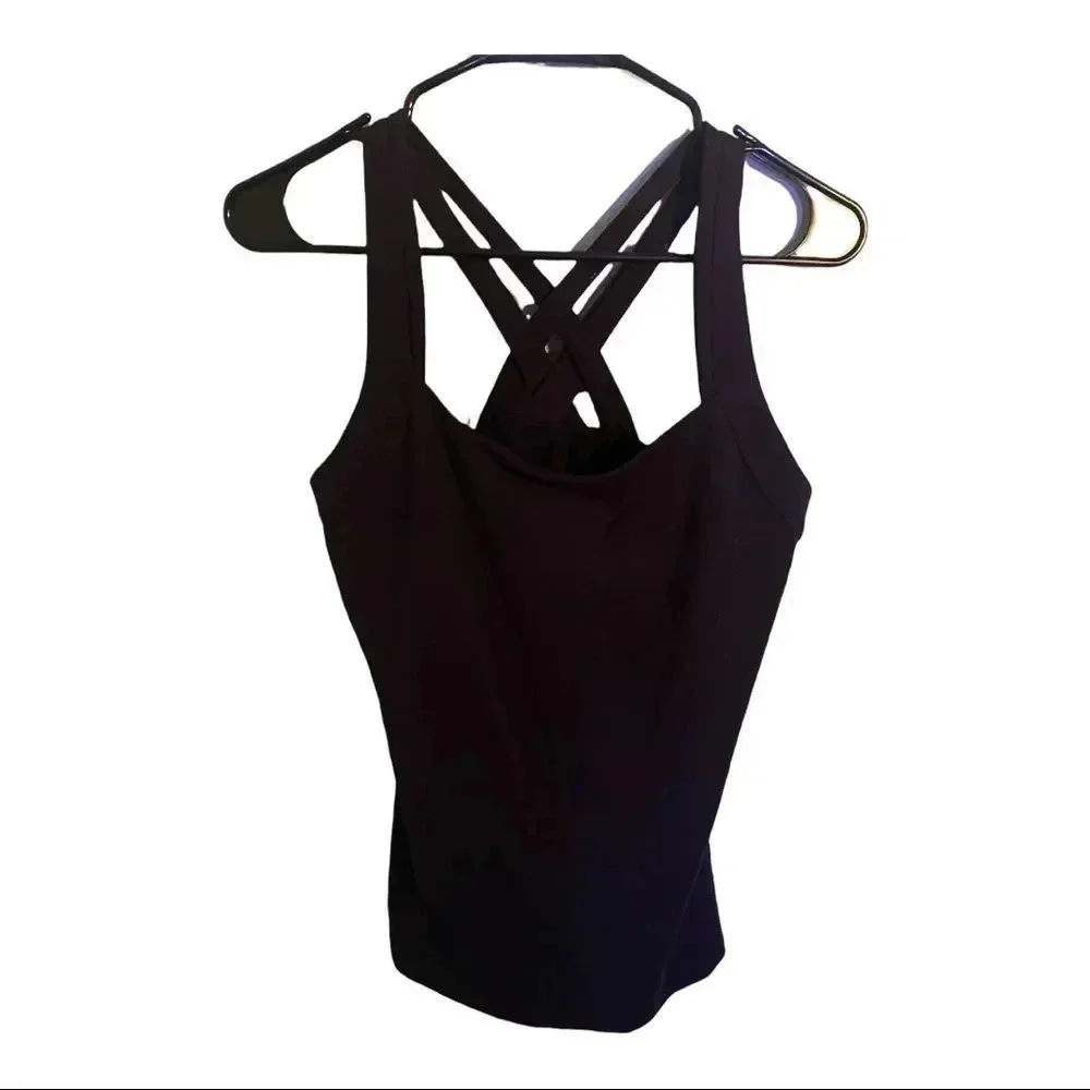Lucy Fitness Top Shelf Bra Cross Back - Picture 2 of 5